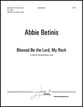 Blessed Be The Lord My Rock SAB choral sheet music cover